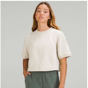 Lululemon Cotton French Terry + Swift T-Shirt Natural Ivory